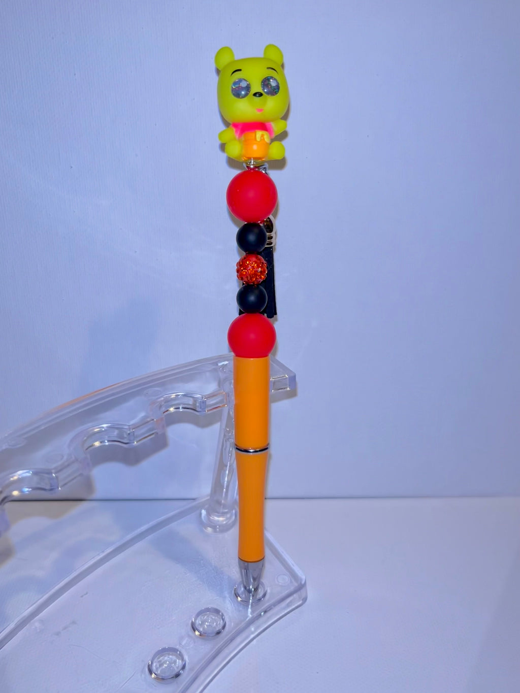 Winnie the Pooh Character Beaded Ballpoint Pen