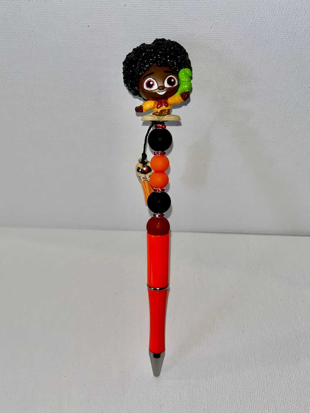 Cute “Encanto” Antonio Madrigal w/Signature Parrot Bead Character Pen