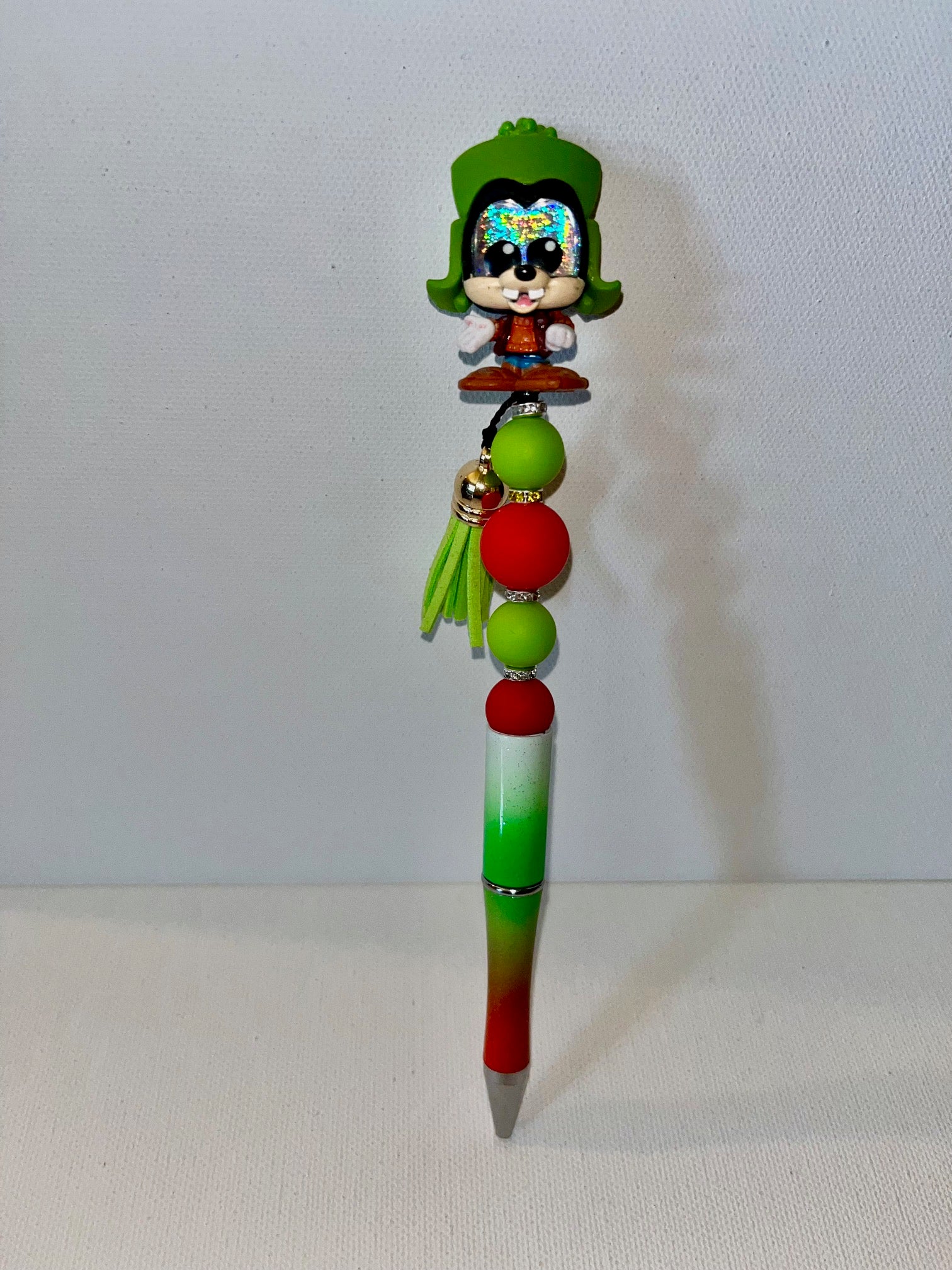Goof Troop “Max” Character Bead Ballpoint Pen with Sparkly Accents