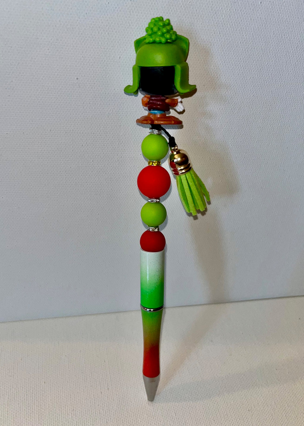 Goof Troop “Max” Character Bead Ballpoint Pen with Sparkly Accents