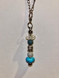 onyxcollective onyxcollective Updated 7 hours ago Silver-Tone Buddha Cup Charm w/Turquoise, Gray, Crystal & Slate Blue Beads