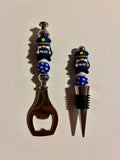 Police/"Back the Blue"-themed Bottle Opener & Wine Stopper Set
