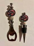 Patriotic 'All Gave Some, Some Gave All' Bottle Opener & Wine Stopper Set