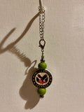 ‘U.S. Veteran’ Cup Charm w/Patriotic Color Palette, American Flag & Eagle